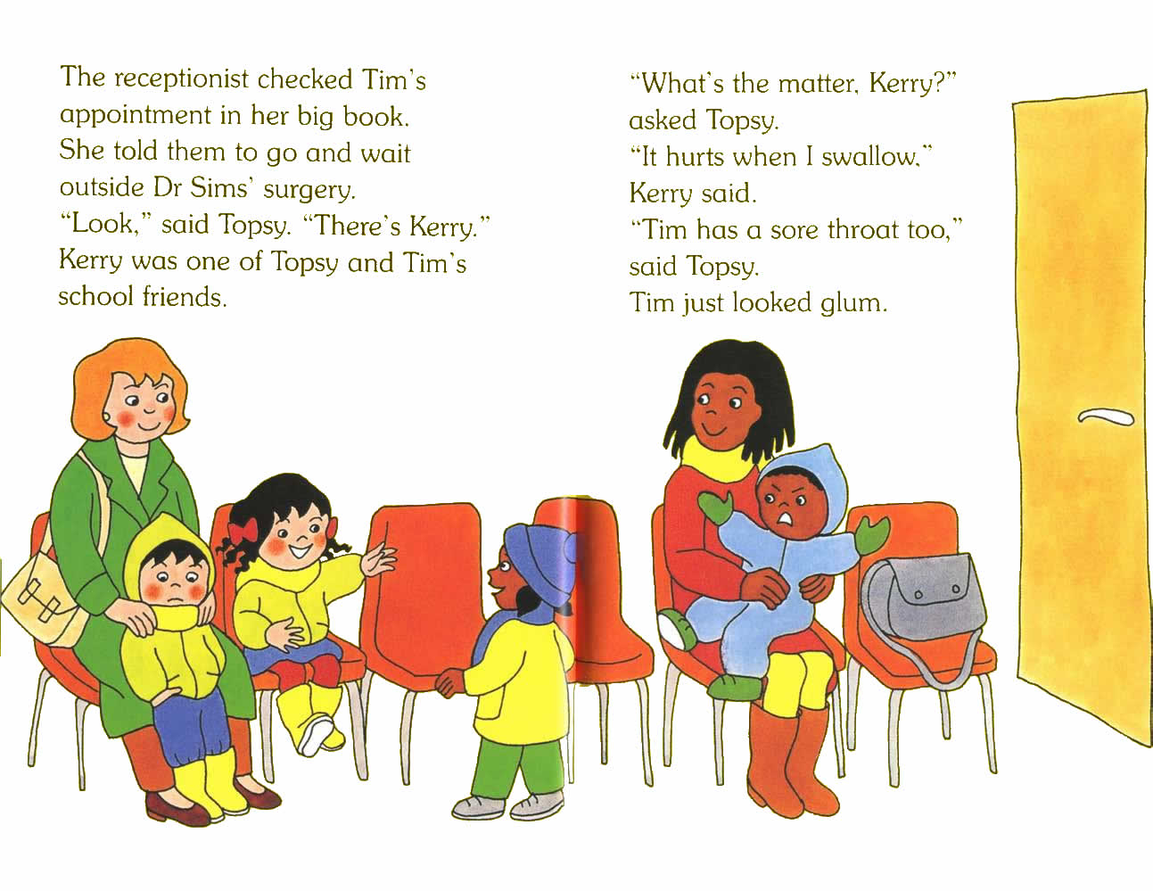Ladybird - Topsy Tim Books - Go To The Doctor (06),绘本,绘本故事,绘本阅读,故事书,童书,图画书,课外阅读